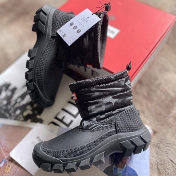 Hunter Intrepid Insulated Camo Short Snow Boots - Picture 11 of 13